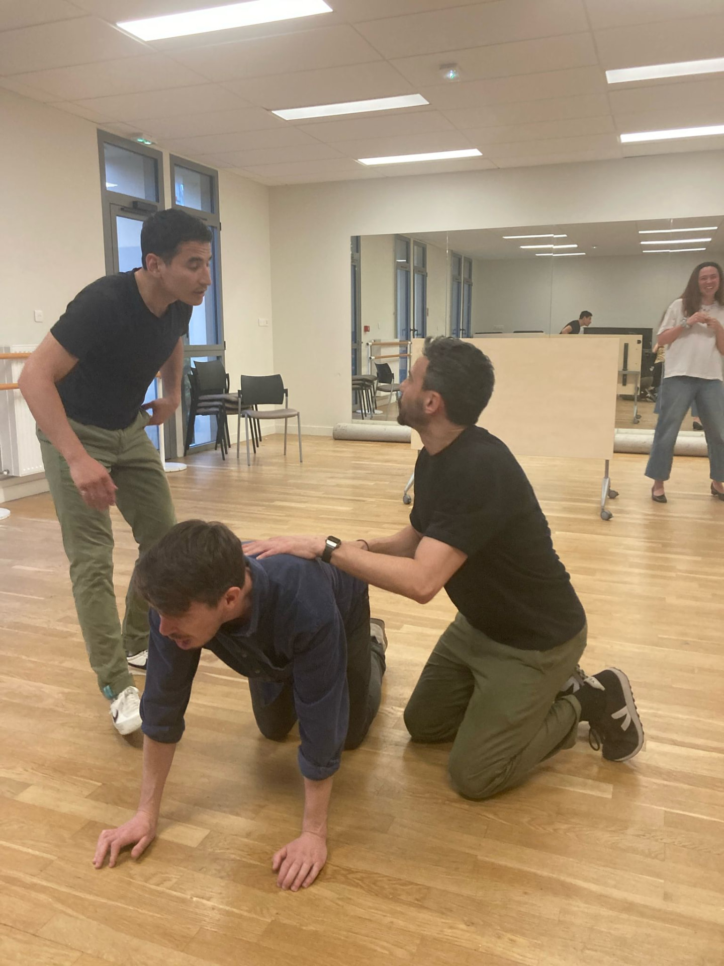 Exercice d'improvisation entre participants